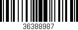 Código de barras (EAN, GTIN, SKU, ISBN): '36388987'