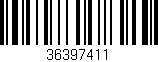 Código de barras (EAN, GTIN, SKU, ISBN): '36397411'
