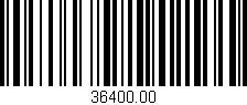 Código de barras (EAN, GTIN, SKU, ISBN): '36400.00'