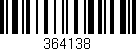 Código de barras (EAN, GTIN, SKU, ISBN): '364138'
