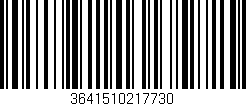 Código de barras (EAN, GTIN, SKU, ISBN): '3641510217730'