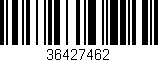 Código de barras (EAN, GTIN, SKU, ISBN): '36427462'