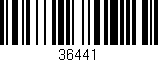 Código de barras (EAN, GTIN, SKU, ISBN): '36441'