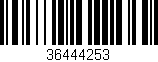 Código de barras (EAN, GTIN, SKU, ISBN): '36444253'