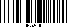 Código de barras (EAN, GTIN, SKU, ISBN): '36445.00'