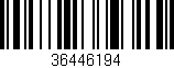 Código de barras (EAN, GTIN, SKU, ISBN): '36446194'