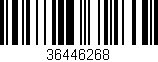 Código de barras (EAN, GTIN, SKU, ISBN): '36446268'