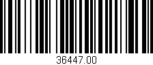 Código de barras (EAN, GTIN, SKU, ISBN): '36447.00'