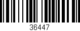 Código de barras (EAN, GTIN, SKU, ISBN): '36447'