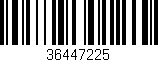 Código de barras (EAN, GTIN, SKU, ISBN): '36447225'
