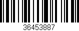 Código de barras (EAN, GTIN, SKU, ISBN): '36453887'