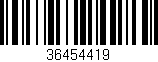 Código de barras (EAN, GTIN, SKU, ISBN): '36454419'
