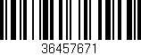 Código de barras (EAN, GTIN, SKU, ISBN): '36457671'