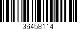 Código de barras (EAN, GTIN, SKU, ISBN): '36458114'