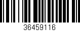 Código de barras (EAN, GTIN, SKU, ISBN): '36459116'