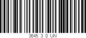 Código de barras (EAN, GTIN, SKU, ISBN): '3645_3_0_UN'
