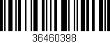 Código de barras (EAN, GTIN, SKU, ISBN): '36460398'