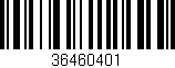 Código de barras (EAN, GTIN, SKU, ISBN): '36460401'