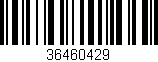 Código de barras (EAN, GTIN, SKU, ISBN): '36460429'