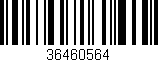 Código de barras (EAN, GTIN, SKU, ISBN): '36460564'