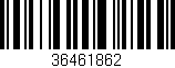 Código de barras (EAN, GTIN, SKU, ISBN): '36461862'
