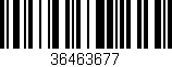 Código de barras (EAN, GTIN, SKU, ISBN): '36463677'
