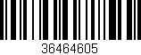 Código de barras (EAN, GTIN, SKU, ISBN): '36464605'