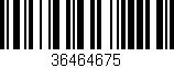 Código de barras (EAN, GTIN, SKU, ISBN): '36464675'