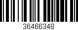 Código de barras (EAN, GTIN, SKU, ISBN): '36466348'