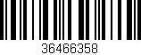 Código de barras (EAN, GTIN, SKU, ISBN): '36466358'