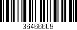 Código de barras (EAN, GTIN, SKU, ISBN): '36466609'