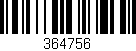 Código de barras (EAN, GTIN, SKU, ISBN): '364756'