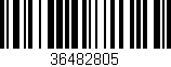 Código de barras (EAN, GTIN, SKU, ISBN): '36482805'