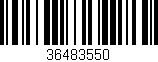 Código de barras (EAN, GTIN, SKU, ISBN): '36483550'