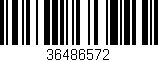 Código de barras (EAN, GTIN, SKU, ISBN): '36486572'
