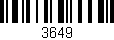 Código de barras (EAN, GTIN, SKU, ISBN): '3649'