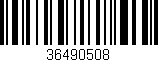 Código de barras (EAN, GTIN, SKU, ISBN): '36490508'