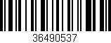 Código de barras (EAN, GTIN, SKU, ISBN): '36490537'