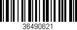 Código de barras (EAN, GTIN, SKU, ISBN): '36490621'