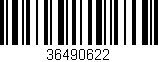 Código de barras (EAN, GTIN, SKU, ISBN): '36490622'