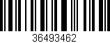 Código de barras (EAN, GTIN, SKU, ISBN): '36493462'