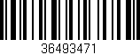 Código de barras (EAN, GTIN, SKU, ISBN): '36493471'