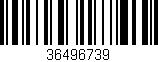 Código de barras (EAN, GTIN, SKU, ISBN): '36496739'