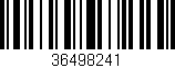 Código de barras (EAN, GTIN, SKU, ISBN): '36498241'