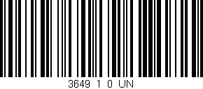Código de barras (EAN, GTIN, SKU, ISBN): '3649_1_0_UN'