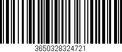 Código de barras (EAN, GTIN, SKU, ISBN): '3650328324721'
