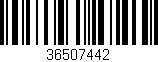 Código de barras (EAN, GTIN, SKU, ISBN): '36507442'