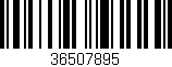 Código de barras (EAN, GTIN, SKU, ISBN): '36507895'