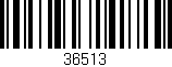 Código de barras (EAN, GTIN, SKU, ISBN): '36513'