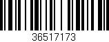 Código de barras (EAN, GTIN, SKU, ISBN): '36517173'
